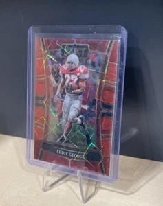 2023 Panini Select Draft Picks - Concourse Red Lazer Prizm #90 Eddie George - Picture 1 of 4