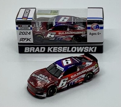 2024 1/64 #6 Brad Keselowski “BuildSubmarines.com Salutes” Mustang Edición Limitada. Foto 1 de 2