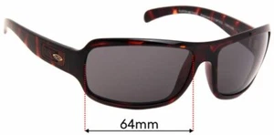 Lentes de repuesto para gafas de sol SFx se adaptan a Smith Super Method - 64 mm de ancho - Imagen 1 de 31