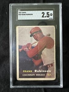 1957 Topps #35 Frank Robinson SGC 2.5 RC Rookie Reds