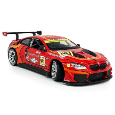 1/24 BMW M6 GT3 Model Car Diecast Toy Vehicle Toys for Kids Adults Gifts Red - Image 1 of 4