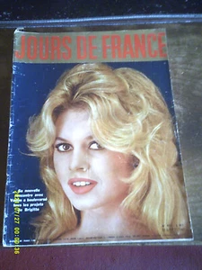 1962 JOURS DE FRANCE BRIGITTE BARDOT KIRAZ COUTURE MODE DU PRINTEMPS - Imagen 1 de 7