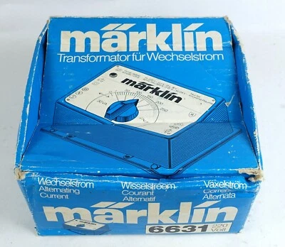 Märklin 6631 LEERKARTON Trafo Transformator 220 V 30 VA H0 OVP HO Leerverpackung - Bild 1 von 4