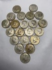 1965-1969 Kennedy Half Dollars 40% Silver - 21 Coins.