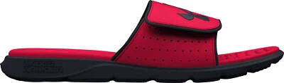 Under Armour Ignite Pro Sliders Rot Herren Slipper Pool Gym Dusche Sport Slides
