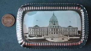1910s Era St. Paul Minnesota State Capitol Building Real Photo Paperweight RARE- - Picture 1 of 1