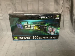 PNY NVIDIA NVS 300 512mb DDR3 Video Graphics Card GPU New Sealed - Picture 1 of 3