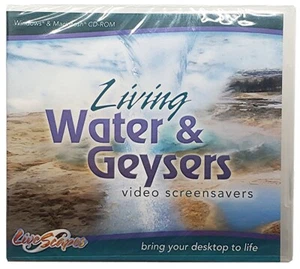 Living Water & Geysers Video Screensavers PC Software Sealed New - Picture 1 of 2