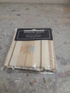 STERLING MANOR BLOUSON VALANCE "DURANGO II" BY CANNON MILLS * NIP - Picture 1 of 1