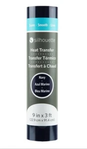 Silhouette Navy - Heat Transfer Vinyl - Hobby/Craft/Sign 9” X 36” - Picture 1 of 1