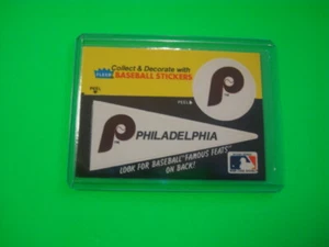 1986 FLEER PHILADELPHIA TEAM STICKER #19 OF 22 - Picture 1 of 2