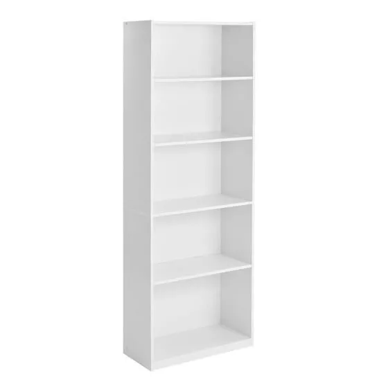 Mainstays MS5336278612006 5-Shelf Bookcase with Adjustable Shelves White