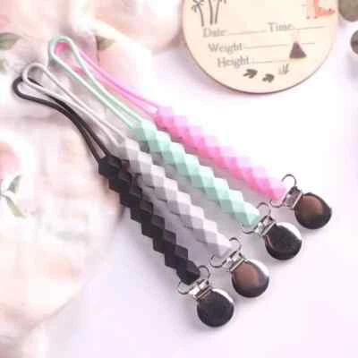 silicone pacifier clip 8 inch - Image 1 of 3