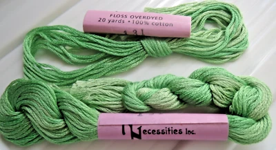 Necessities, Inc. Thread~ 1 lot #131 Green (variegated) Color name Summer Green - Image 1 of 4