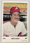 1986 Philadelphia Phillies Team Issue TastyKake Photo Card #15-Rick Schu