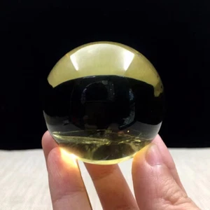 53mm AAA+ Natural Citrine Quartz Sphere Rainbow Crystal Ball Reiki Healing 200g - Picture 1 of 6