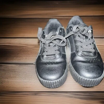 Boys Puma Shoes Size 1, Black, Lace Up, Athletic Sneakers - Image 1 of 4