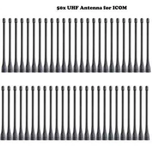 50x UHF Antenna for ICOM IC-F4020 F4021 F4022 F4023 F4026 Portable Radios 6.2" - Zdjęcie 1 z 3