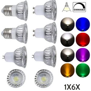 Dimmable Led Cob Spotlight Bulbs 5w Lights Saving E14 B15 Spot E27 Ceiling Home - Picture 1 of 16