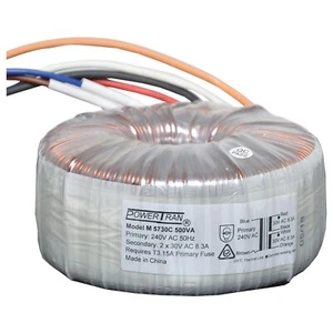 Powertran 30 + 30 500VA Toroidal Transformer - Picture 1 of 3