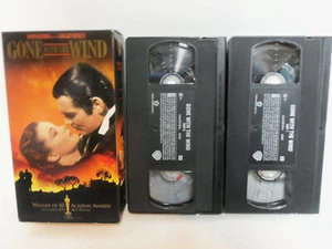 Vintage 1985 Gone With The Wind Remastered Commemorative 2 Cassette VHS Box Set - Picture 1 of 8
