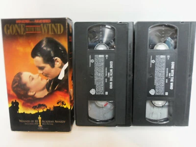 Vintage 1985 Gone With The Wind Remastered Commemorative 2 Cassette VHS Box Set - Image 1 of 4
