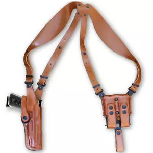 Vertical Leather Shoulder Holster Fits, Ruger SR 1911 .45 ACP 5'' Barrel #9009# - Picture 1 of 10