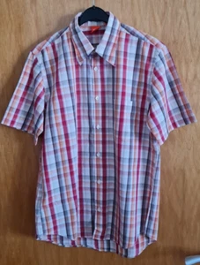 Hugo Boss Sommerhemd ,KW 38 (S), Kurzarm, bunt kariert - Bild 1 von 3
