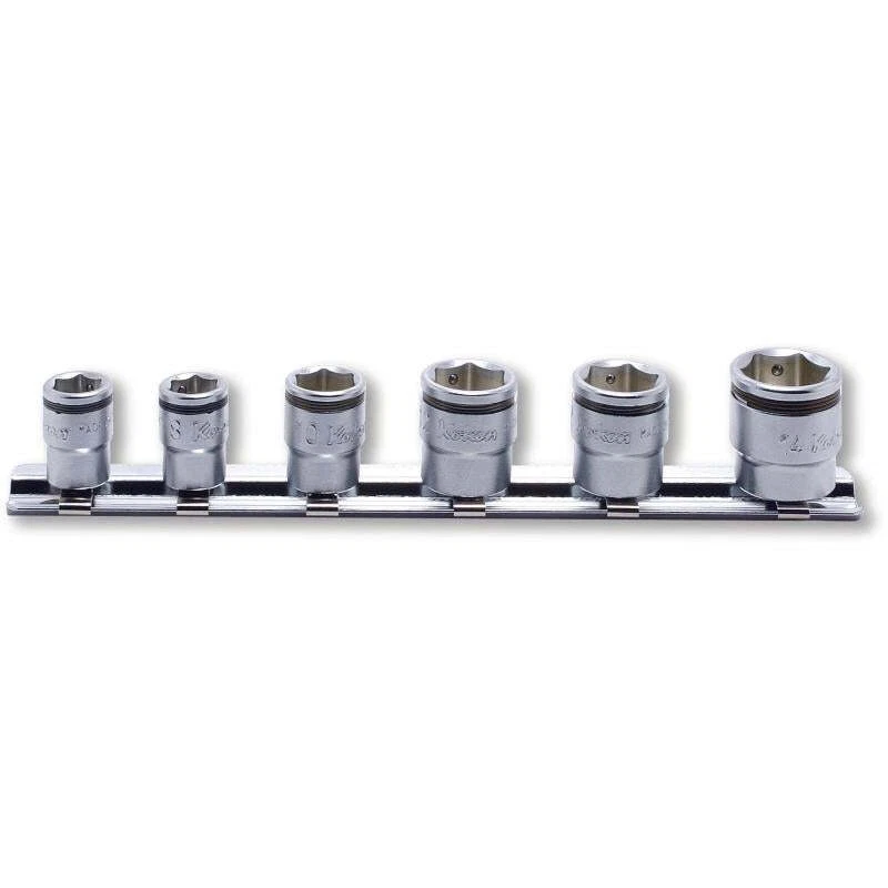 Koken RS2450MS/6 1/4 Sq. Dr. Socket set 7-14mm Nut Grip 6 pieces - Image 1 of 1