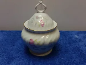 Apulum Zuckerdose Porzellan weiß Goldrand Romania Veritable Porcelaine - Bild 1 von 6