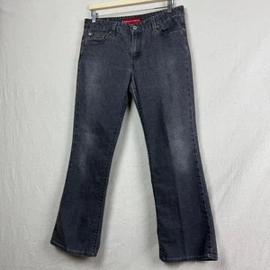 Levi’s 518 Women's Size 11 32x29 Faded Charcoal Baggy Flare Jeans - Picture 1 of 8