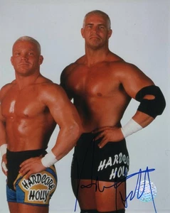 HARDCORE BOB HOLLY SIGNED AUTOGRAPH 8x10 PHOTO - WWF SUPERSTAR WRESTLER, RARE! - Picture 1 of 2