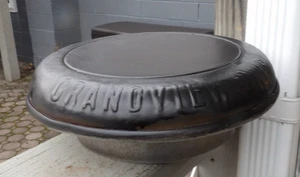 Vintage 40er Jahre Grandview Dairy Co. MILCHDOSENDECKEL nur Brooklyn NY Scheunenfund - Bild 1 von 10