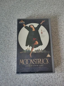 Moonstruck VHS Video Big Box Ex Rental MGM PAL Cher NICOLAS CAGE - Picture 1 of 4