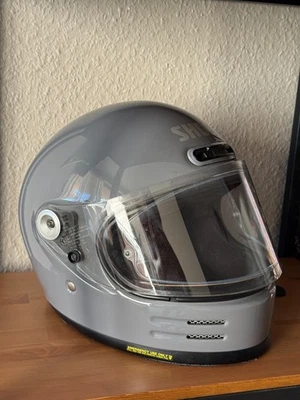 Motrocycle Grey Helmet Shoei Glamster Size XS Full Set - Bild 1 von 4