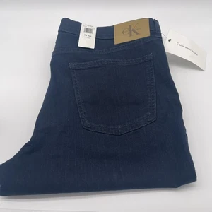 Jeans uomo Calvin Klein vero blu navy dritto taglia 38x32 - Foto 1 di 6