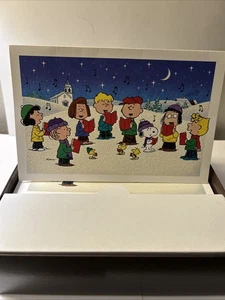Hallmark Peanuts singende Weihnachtskarten/Umschläge 37 Stück von 2010 Glitzer - Bild 1 von 10