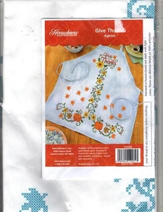 Neu in OVP!!! HERRSCHNERS GESTEMPELTE KREUZSTICHPACKUNG DANKE SCHÜRZE - Bild 1 von 2