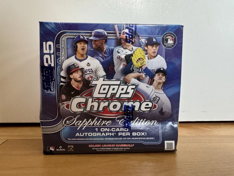 2025 Topps Chrome Baseball Sapphire Edition Box