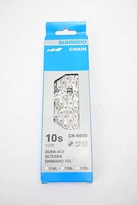 Cadena Shimano CN-6600 10 velocidades Dura Ace Ultegra 105 Road Gravel CX 116L HG - Imagen 1 de 1
