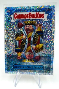 Shuffled SHERMAN 266b Speckle Refractor 254/299 Garbage Pail Kids Chrome 7 GPK - Picture 1 of 8