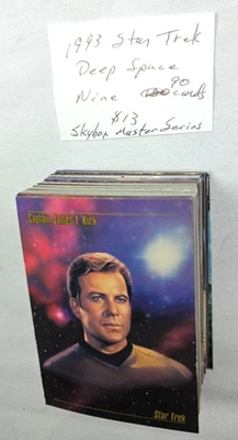 1993 STAR TREK Master Series Trading Cards by Skybox 90 CARDS - Image 1 of 2