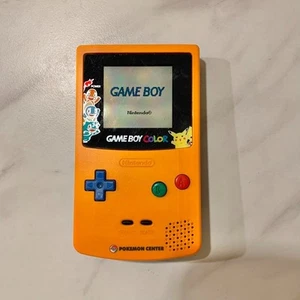 Nintendo GAMEBOY Color Pokémon Center Orange Collector’s Edition Console Only - Picture 1 of 8