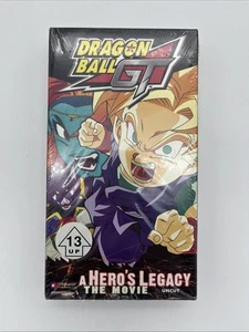 Dragon Ball GT A Hero’s Legacy The Movie VHS - RARE UNCUT VERSION - Tested - Picture 1 of 13