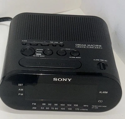 Sony Dream Machine FM/AM Alarm Clock Radio ICF-C218 Tested - Image 1 of 4
