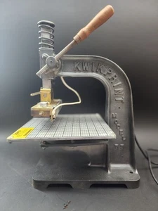 Hot Foil Stamping Machine Used Kwikprint 55 Working - Picture 1 of 8