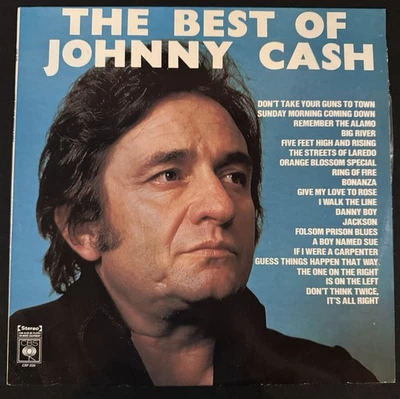Johnny Cash - The Best Of Johnny Cash - 1976 Vinyl Record LP - Image 1 of 3