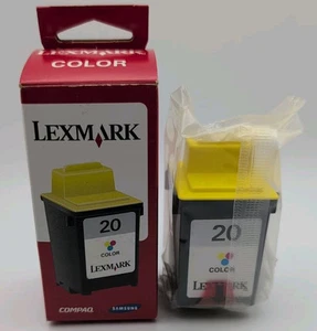 Genuine Lexmark 20 Color Ink Cartridge New & Sealed-Unknown Expiration - Picture 1 of 5