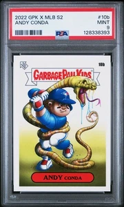 Topps Garbage Pail Kids X MLB 2022 SERIE 2 ALEX PARDEE 10b Andy Conda PSA 9 - Imagen 1 de 2