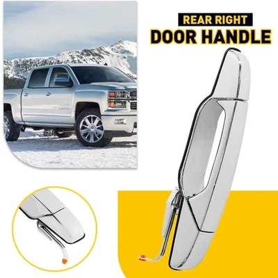 Rear Right Door Handle For 2007-2013 Chevrolet Silverado 1500 2500 3500 HD V - Image 1 of 4